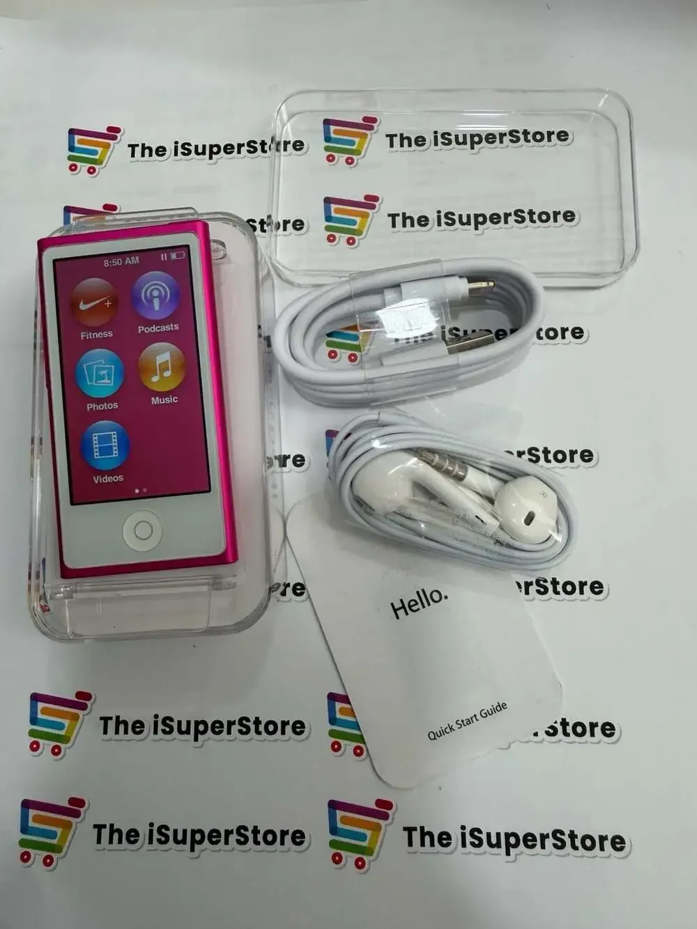 Refurbished Apple iPod Nano 7th Generation 16GB Pink MP3 1 YR CPS Warranty